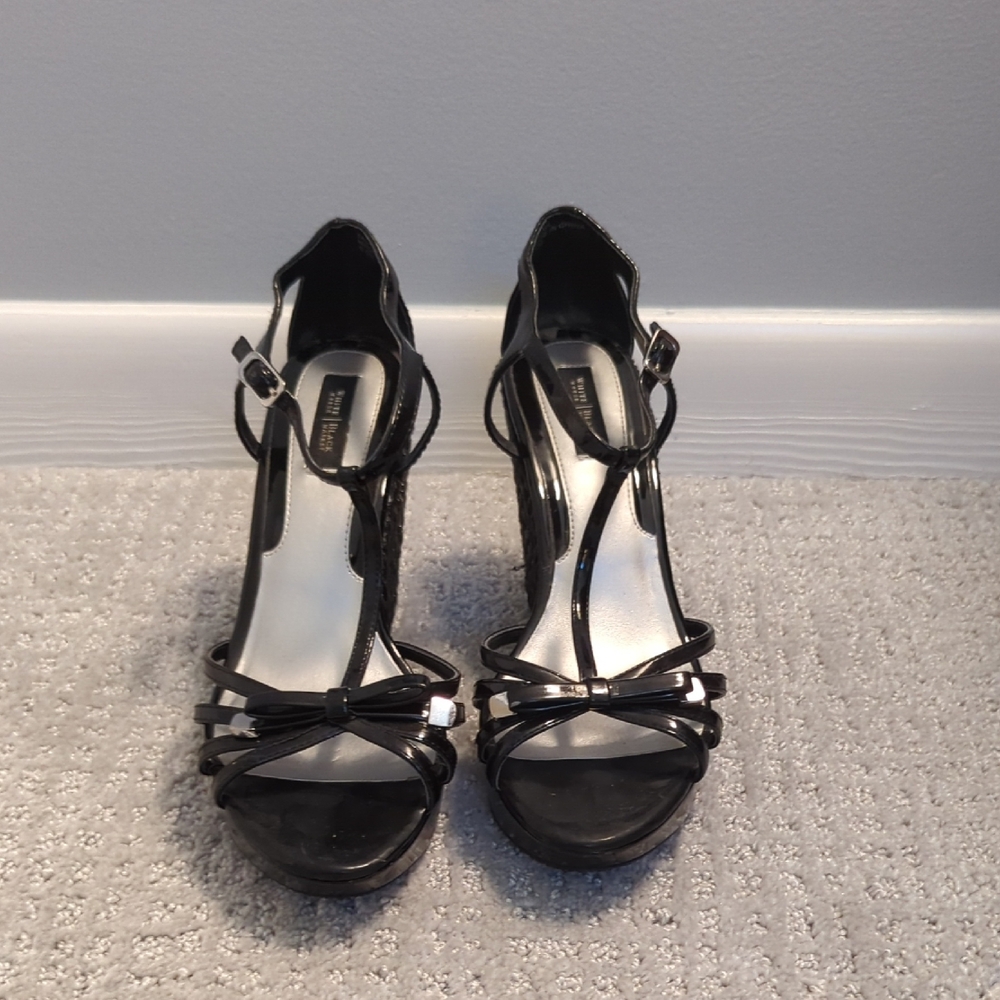 White House Black Market Black Stiletto Heels